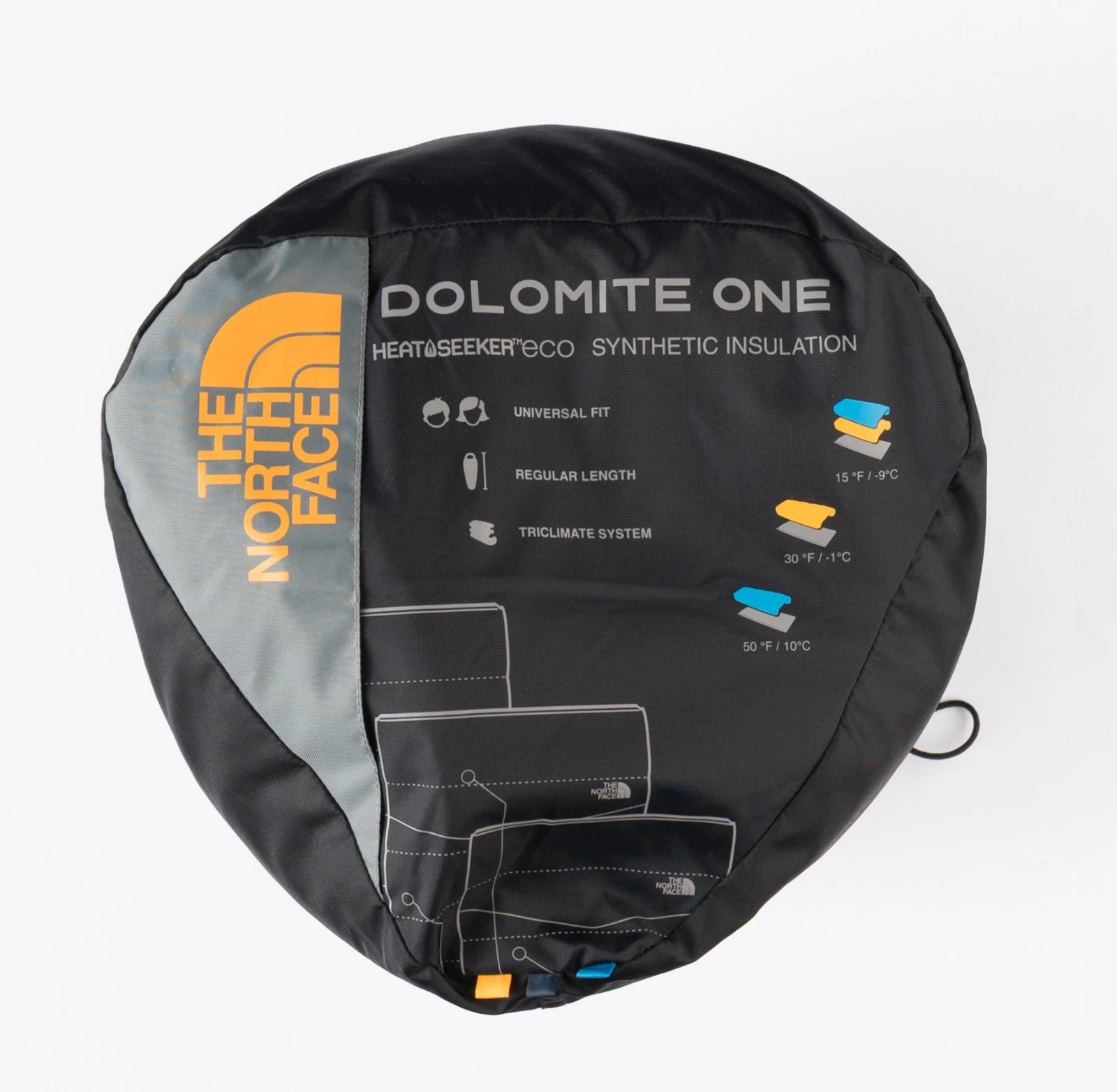 The North Face Dolomite One Sleeping Bag Regular Heatseeker Eco 3-In-1 System