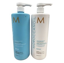 Moroccanoil MOISTURE REPAIR Shampoo  Conditioner Duo Set 33.8 oz / 1 liter each