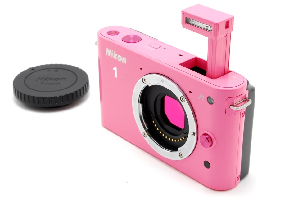🎦Tested [N MINT ] Nikon 1 J1 Pink Digital Mirrorless Camera 10-30mm Lens Japan - Image 4 of 4