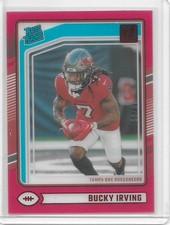 2024 Clearly Donruss BUCKY IRVING /99 RED Rated Rookie Team Color Match BUCS!!