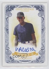 2021 Onyx Vintage Extended Blue Ink Auto /400 Victor Acosta #EAVA Auto 0t9e