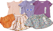 Nuovi 6 pezzi Jumping Beans Cat & Jack Gap camicie gonna abiti corti 18-24 mesi nuovi con etichette