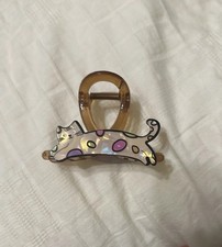 Cute Cat Acrylic Hair Clip Hair Claw Brown