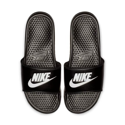Nike Benassi JDI Black/White Men's Slides Sandals - Asst Size (343880-090)