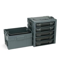 Bosch Sortimo I-Rack 5Fach BestüCkt + Lt-Boxx 272 Anthrazit
