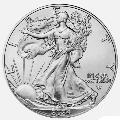 2024 American Silver Eagle 1 Oz One Dollar Coin BU