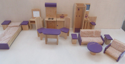 Barbie KidKraft Size Wooden Furniture Toy Lot Toy Bundle