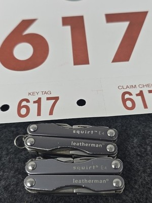 Rare Leatherman Squirt ES4 Multi-Tool Wire Strippers Electrician + Error E4 S4