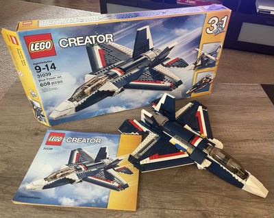 LEGO Creator Blue Power Jet (31039) with Box & Directions - Incomplete