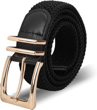 Casual Braided Woven Stretch Belt Women Men Elastic Belts for Women Golf Belts f