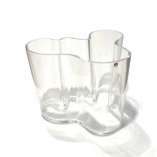 Vaso vintage Iittala Savoia, grande misura 160 mm CON SCATOLA - Disegnato da Alvar Aalto