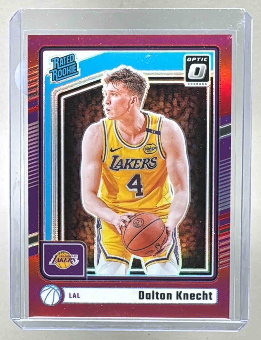 Dalton Knecht 2024 Panini Donruss Optic #256 Red Rated Rookie Rookie RC 14/99