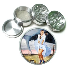 Dorothy Rs1 Themed Aluminum Herb Grinder 63mm 4 Piece Hand Mueller