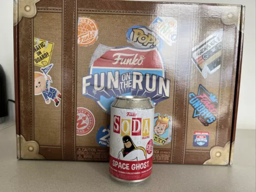 SEALED Funko Vinyl SODA: Space Ghost (Travel Edition) chance of Chase Sealed Can