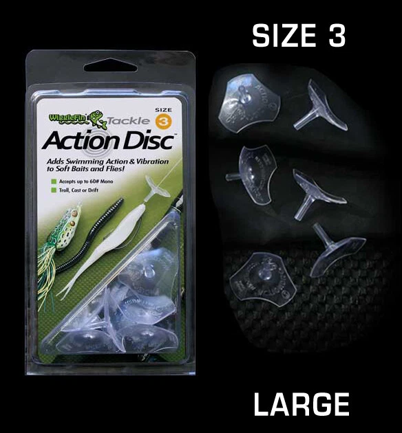  WiggleFin Action Disc Set (24 piece) All Position - flies, hoochies, bait - Image 4 of 4