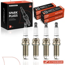 A-Premium 4Pcs Double Iridium Spark Plugs for Toyota Camry Corolla Highlander