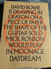 David Bowie IS V&A book w/ hand signed print 1000 only Ziggy Stardust Black Star