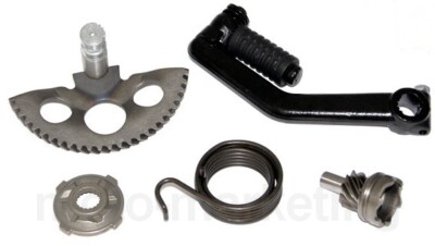 KICKSTARTER WELLE FEDER HEBEL RITZEL ANTRIEB SET für DERBI ALTANTIS 50 ab 2003
