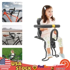 Black Portable Bicycle Child Seat For Bike/Electric Car/Mountain Bike Front Seat
