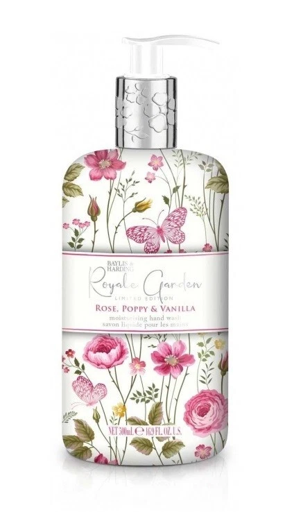 Baylis & Harding Royale Garden Rose, Mohn & Vanille Flüssigseife 500ml - Bild 1 von 1