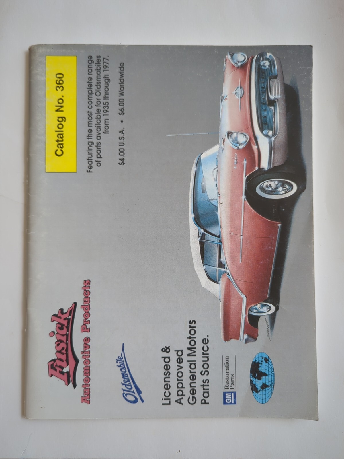 Oldsmobile Parts Catalog No. 360 Fusick Automotive Products 19351977