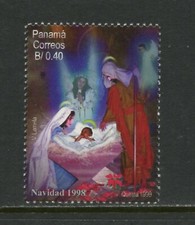 F074 Panama 1998 Noël Crèche 1v. MNH