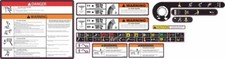 JLG 400S Boom Lift  Aftermarket Platform Decal Kit
