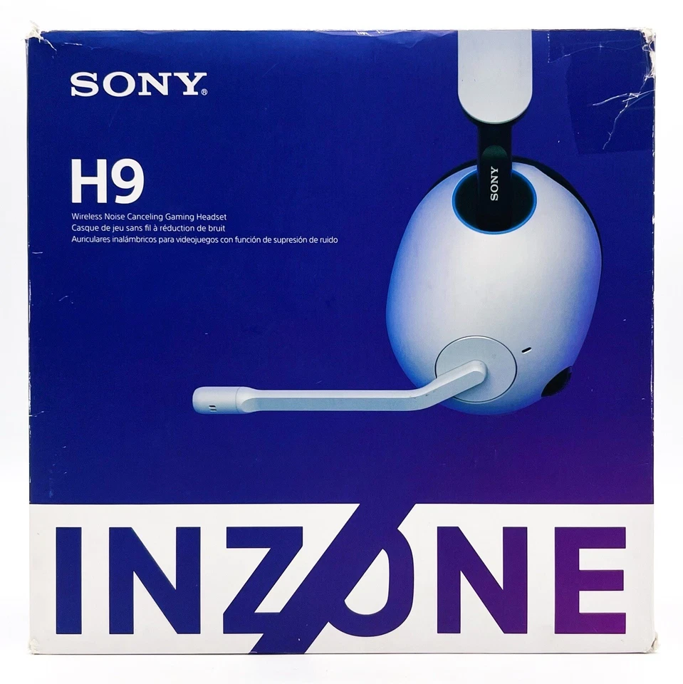 Sony Inzone H9 Over-Ear Wireless Noise Cancelling Gaming Headset - White - Image 2 of 4