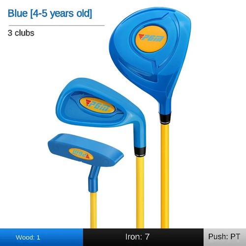 Children's Boy Girl Beginner's Golf Training Wood Iron Swing Putter Bag Gift New - Picture 19 of 24
