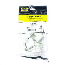 PT1FE Hubbell Flat Elbow Covers for PremiseTrak - PolyTrak Raceway, Pack of 5