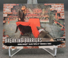 2020 Topps WWE Women's Division Breaking Barriers #BB-7 Ronda Rousey card