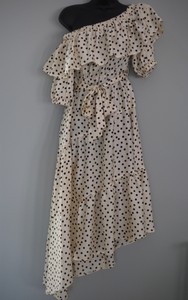 topshop spot bardot dress