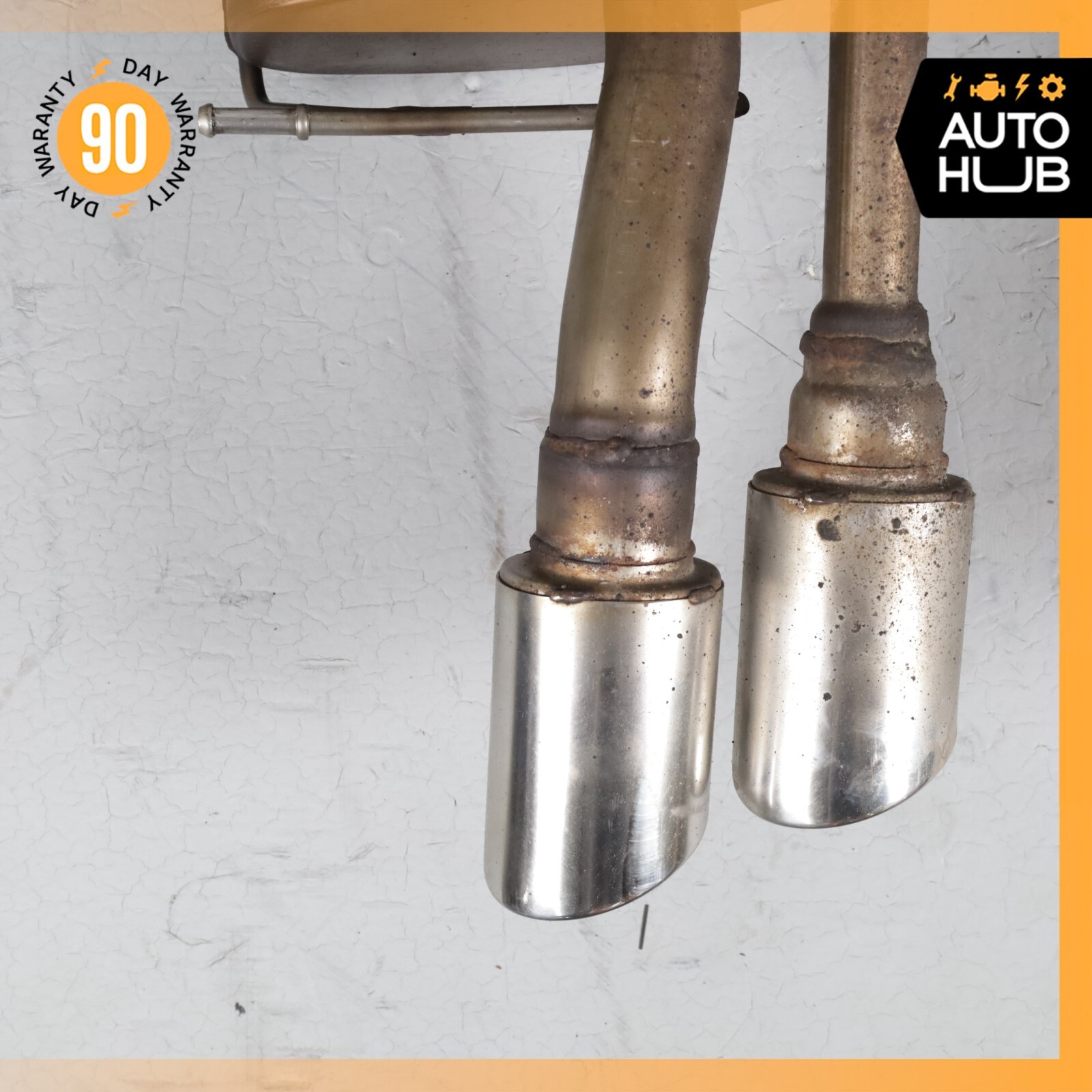 Maserati Quattroporte M139 Exhaust Mufflers Dual Tips Left & Right Side Set OEM