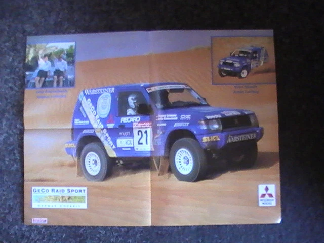 Poster Formel 1 Michael Schumacher Weltmeister 1994, Rallye Dakar DIN A2 - Bild 2 von 2