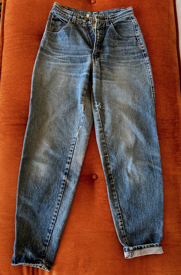 Rare: Giorgio Armani Jeans - Vintage 90s Women High Waist, Relaxed Blue 30  Italy