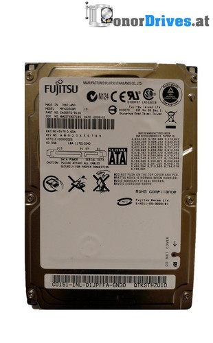 FUJITSU  - MHV2060BH- 60 GB - SATA - CA26338-B71104BA Rev. *