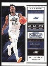 2018-19 Panini Contenders Draft Picks White Jersey Donovan Mitchell #15 Utah
