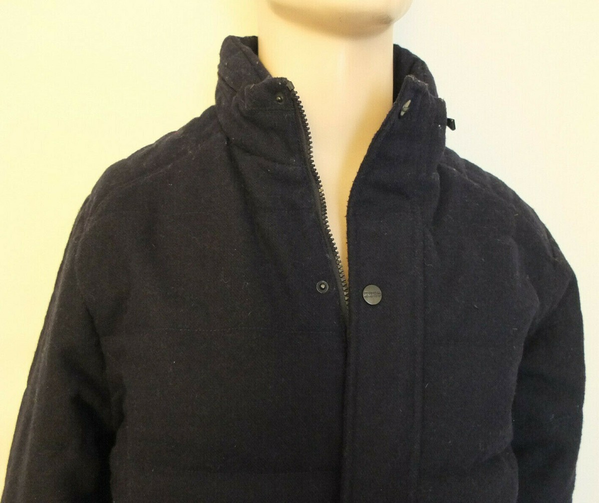 More Down Eight Winter Wool Hooded Jacket Size 50 L New
