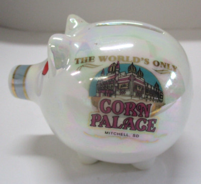 World's Only Corn Palace Mitchell South Dakota Piggy Bank