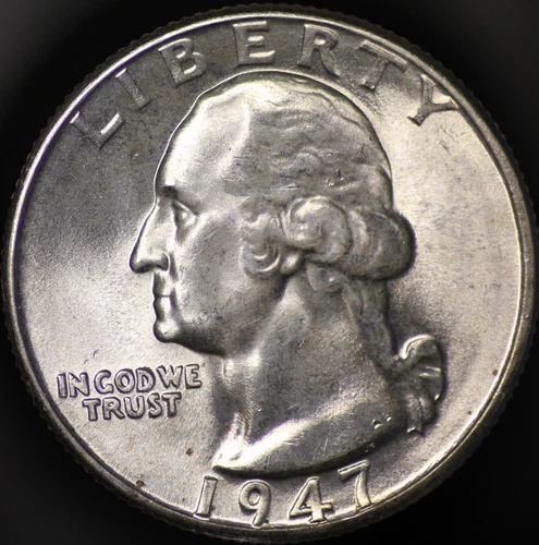 1947 D Washington Quarter GEM BU