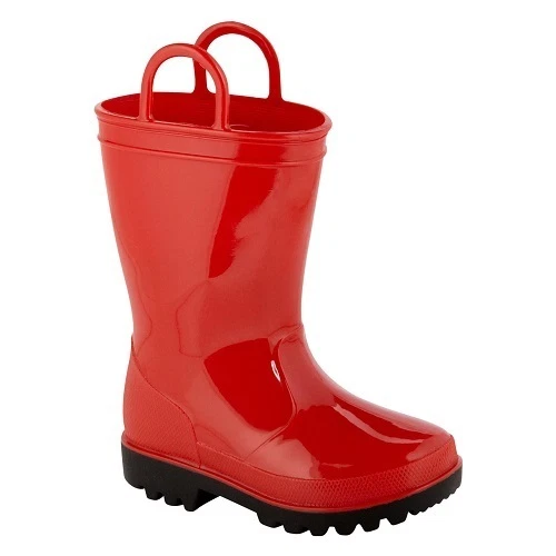 Bota de Chuva Joe Boxer Meninas Criança Arcade - VERMELHA Tamanho 11 - Imagem 4 de 4