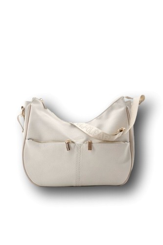 Naj-Oleari 61329 BOBA 6 Borsa Donna Mezza Luna con Tracolla Beige | eBay