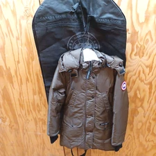 Canada Goose Trillium Parka Heritage Womens Down Coat Jacket S Brown Winter