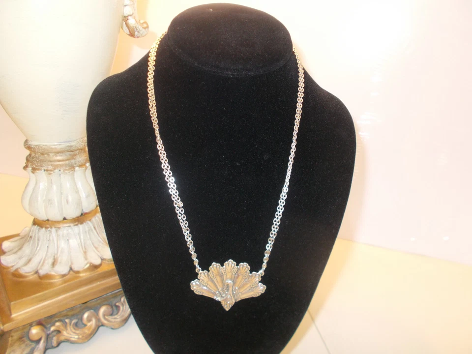 New with Tag Peacock Silver Spoon Necklace by Silver Sppon Jewelry - Image 2 of 3