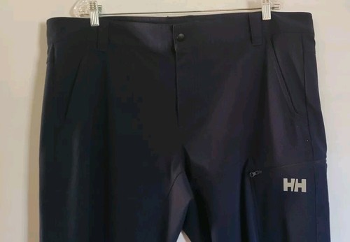 Helly Hansen Cargo Pants QD Gusset Leg Adjustable Leg Outdoor Navy Men's 2XL - Picture 7 of 14
