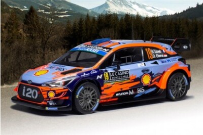 Hyundai i20 Coupe WRC Sebastien Loeb Rallye Rally Monte Carlo 2019 1:24 IXO
