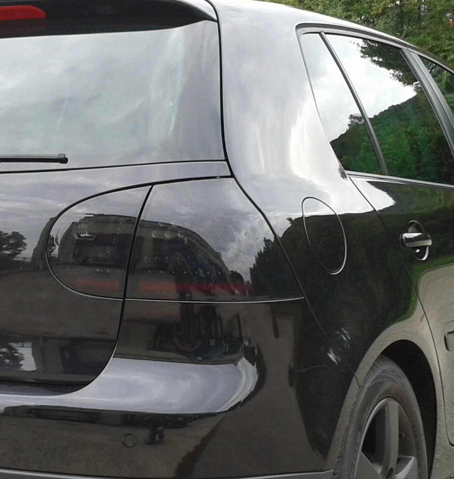 Rückleuchten Tönungsfolie Schwarz Scheinwerfer 200cm inkl. Rakel mit FIlz - Bild 4 von 4
