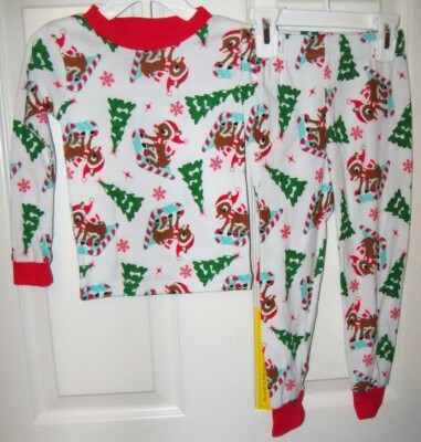Rudolph The Red Nosed Reindeer AO Toddler 2 Piece Long Pajama PJ