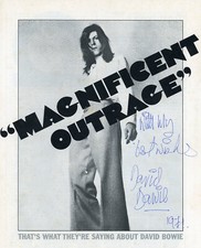 PSA/DNA David Bowie Signed 1971 “Hunky Dory” Press Sheet Rare Full Sigature