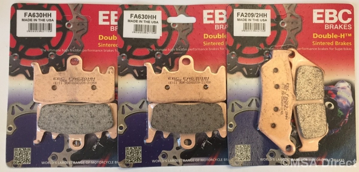 EBC Sintered FRONT and REAR Disc Brake Pads Fits DUCATI XDIAVEL